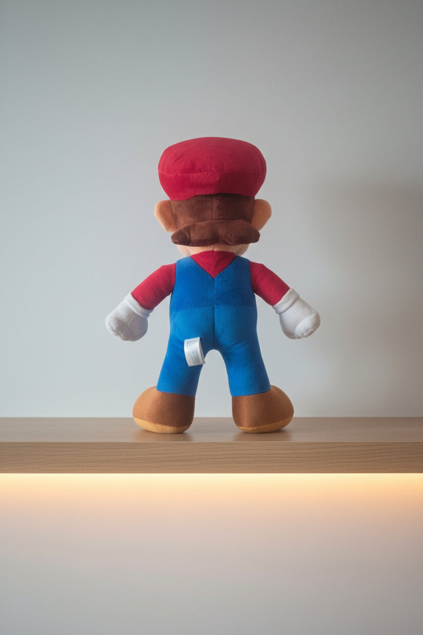 Peluche mario nintendo officielle 50cm