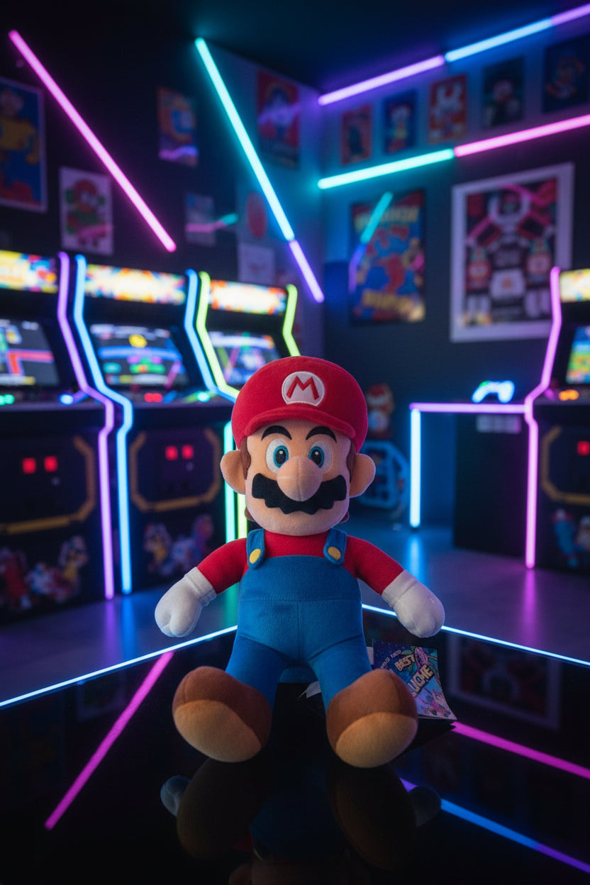Peluche mario nintendo officielle 50cm