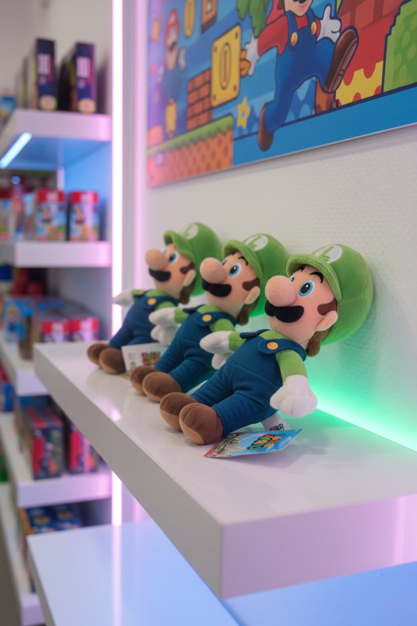 Peluche mario luigi ×3 spéciale offre
