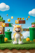 Peluche Mario (tenue chat)