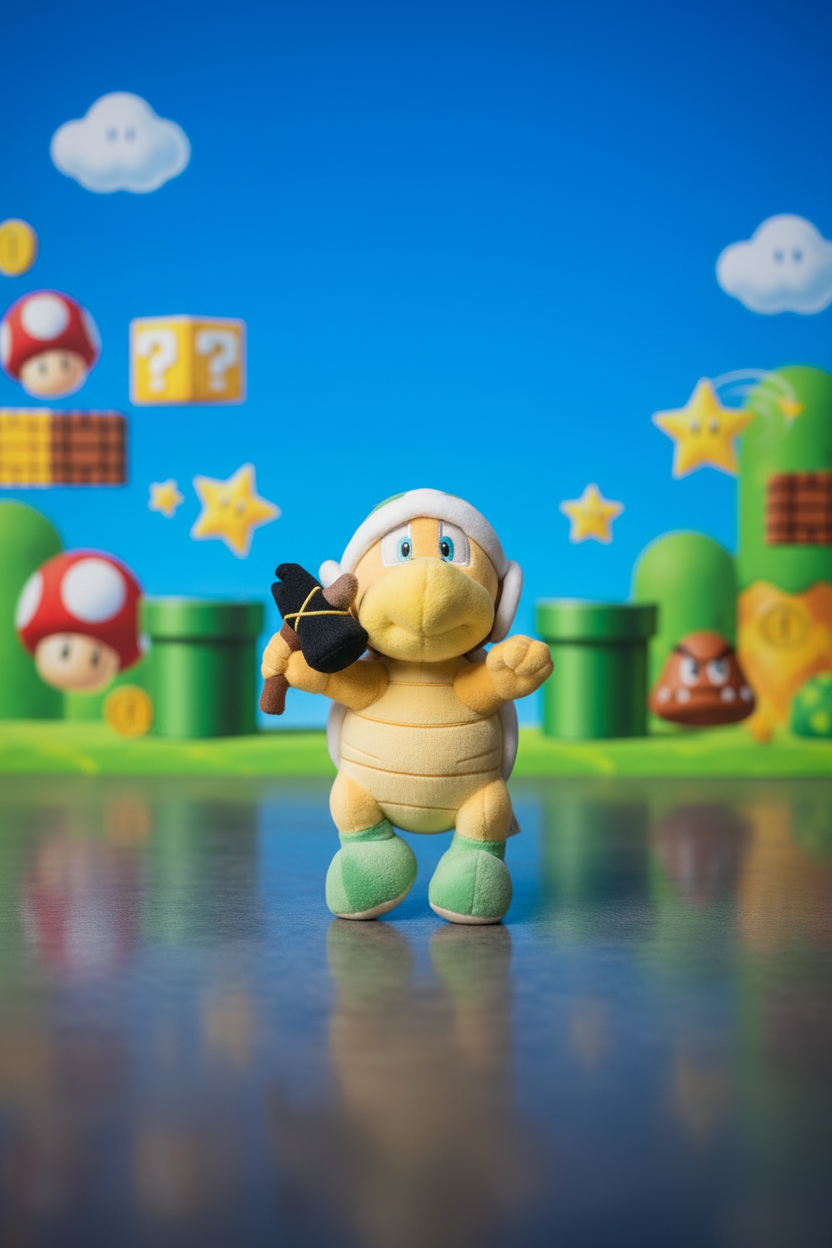 Peluche Sanei Super Mario All Star Collection AC37 Hammer Bros,

21,6 cm