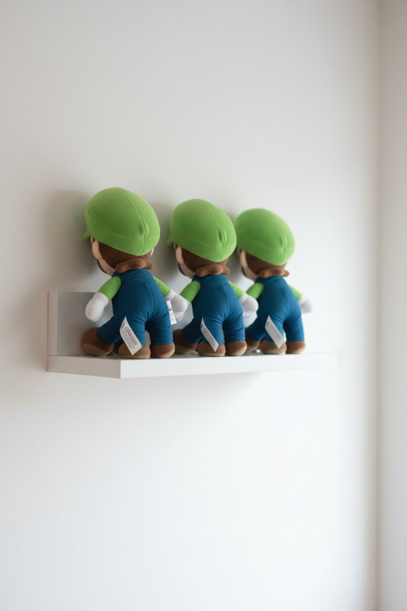 Peluche mario luigi ×3 spéciale offre