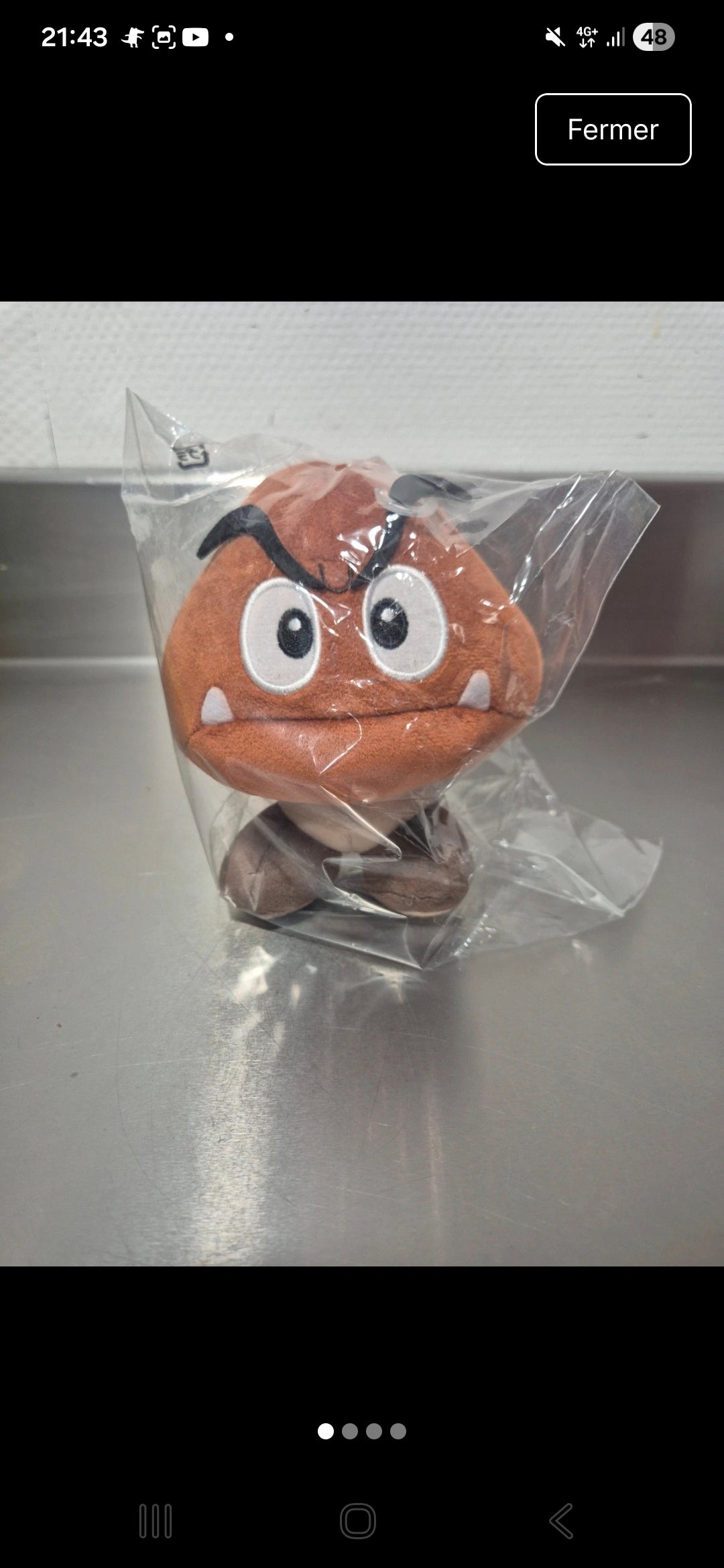 Peluche Mario goomba